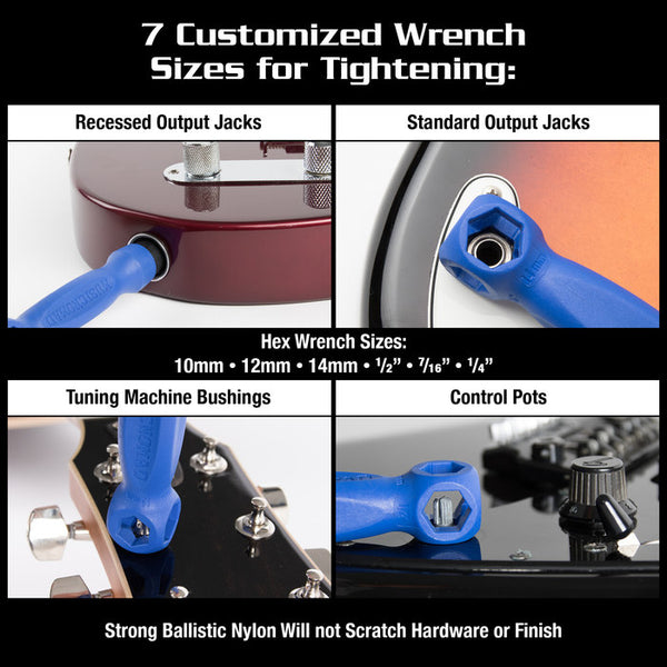 MusicNomad - Premium Guitar Tech Screwdriver and Wrench Set - Canadian ...