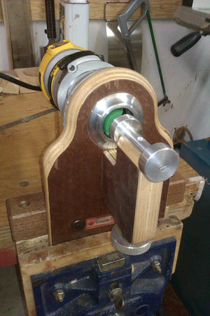 Custom low-profile binding jig for arch-top guitars. (special order only - contact for details)