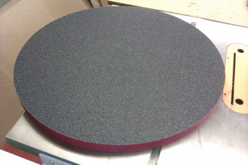 Radius Dish with sandpaper